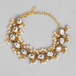 Gold-Plated Embellished Wraparound Bracelet