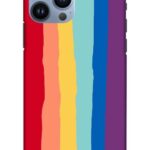 Rainbow Genuine Liquid Apple iPhone 13 Pro Back Cover