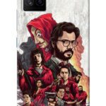 Money Heist Artwork iQOO 7 Legend 5G Back Cover