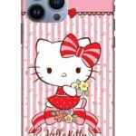 Pink Hello Kitty Apple iPhone 13 Pro Max Mobile Cover