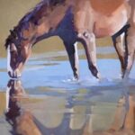 Horse Art in water Pound