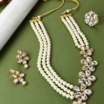 Pearl-Beaded Multistrand Jewellery Set