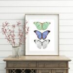 Butterfly Wall Art, printable wall art