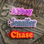 Personalized Name Acrylic Keychain