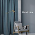 Linen Blue currtain